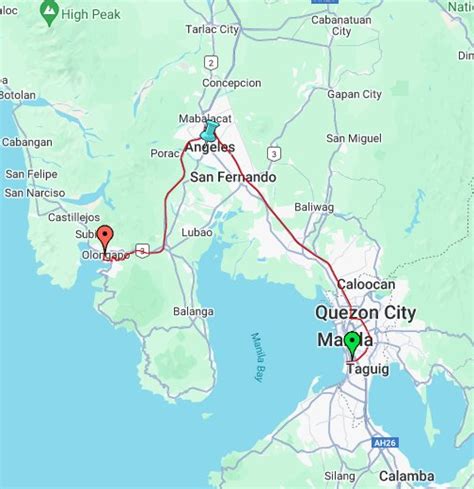 google map olongapo city